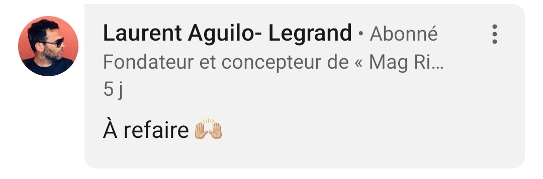 Laurent Aguilo 2 juin 2023